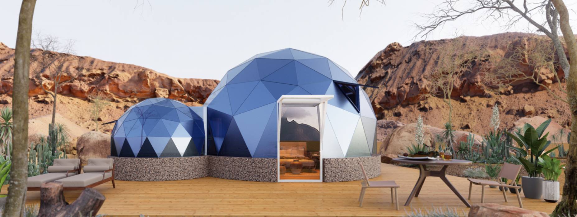 奎文区球形智能光伏玻璃星空房